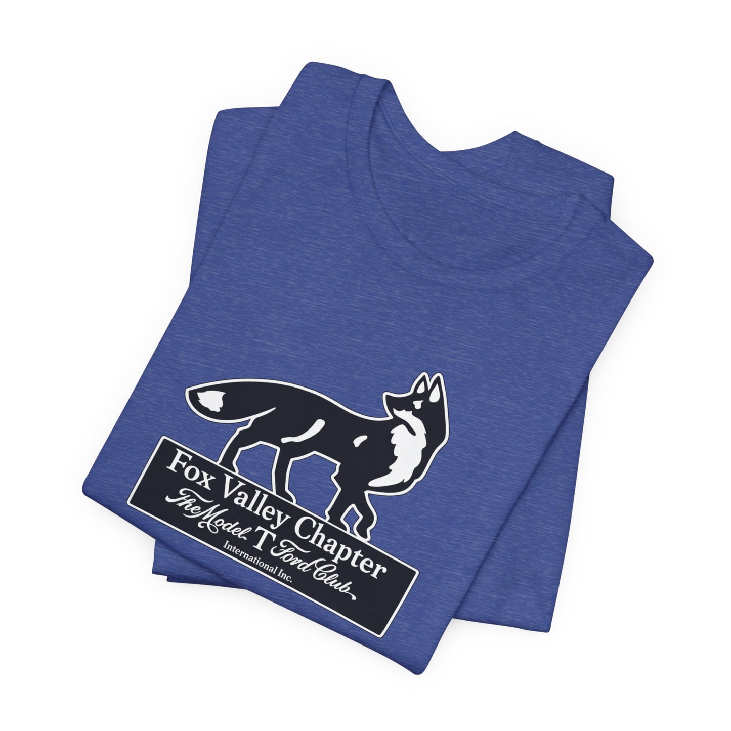 Fox Valley Chapter Model T Ford Club Tee — Vintage Fox Logo Short Sleeve T-Shirt