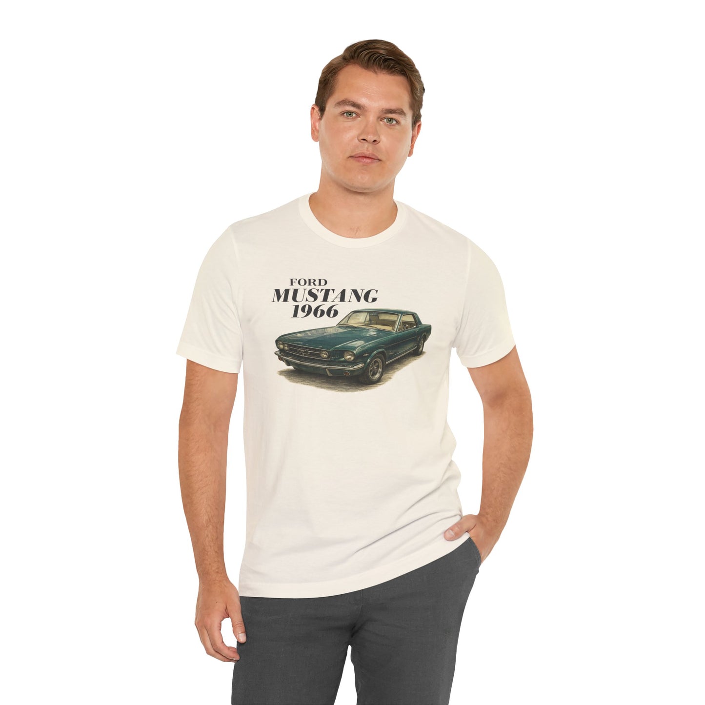 1966 Ford Mustang Tee – Unisex Jersey Short Sleeve Tee (Rick C)