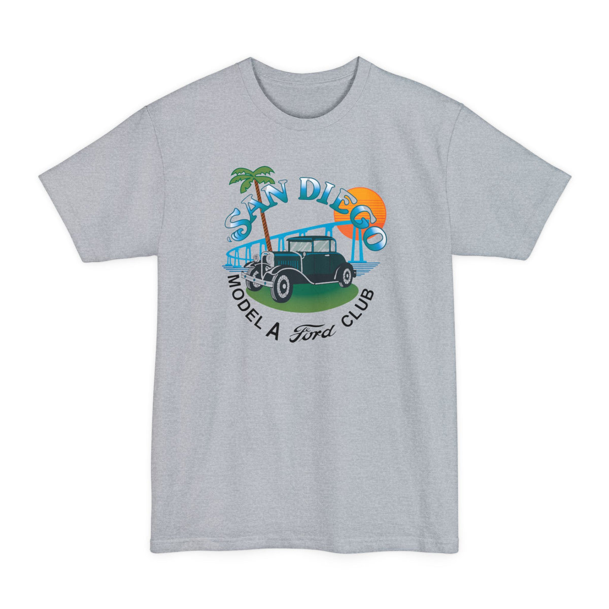 San Diego Model A Ford Club T-Shirt — Unisex Tall Beefy-T® T-Shirt