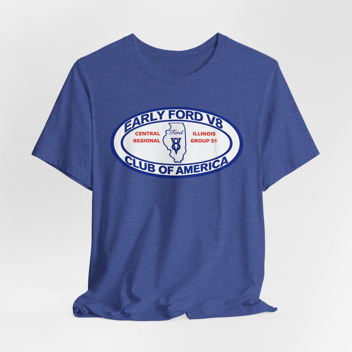 Central Illinois Early Ford V8 T‑Shirt — Unisex Soft Short Sleeve Tee
