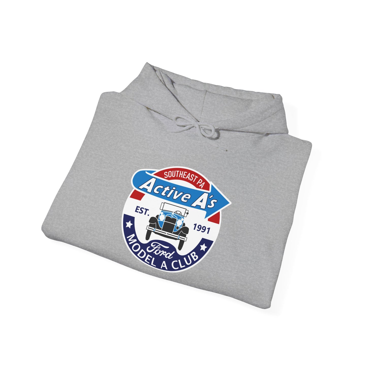 Active A's Model A Club Hoodie – Vintage Ford Model A Car Enthusiast Sweatshirt