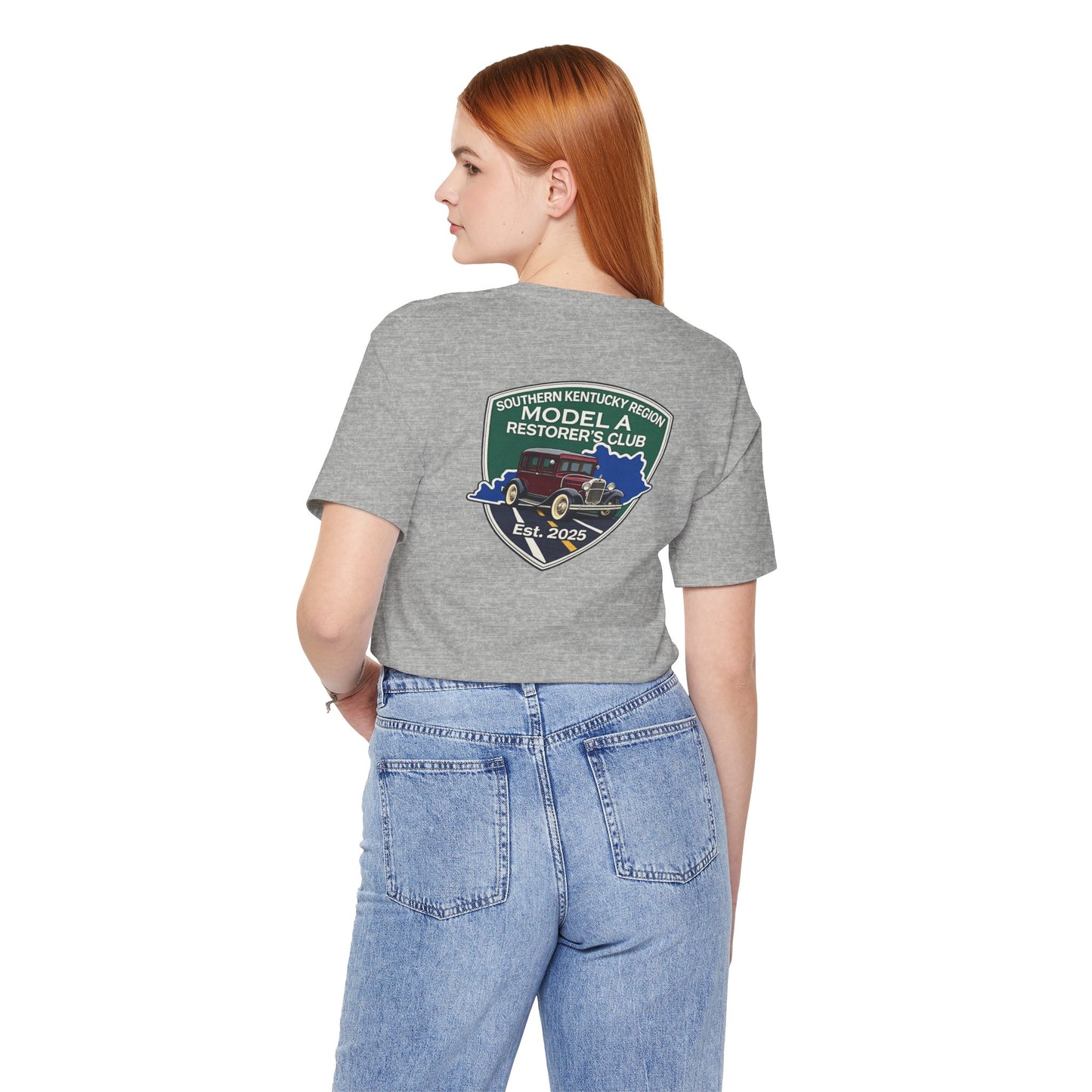 Southern Kentucky Region Model A Restorer's Club T‑Shirt — Front and Back Logos Unisex Jersey Short Sleeve Tee