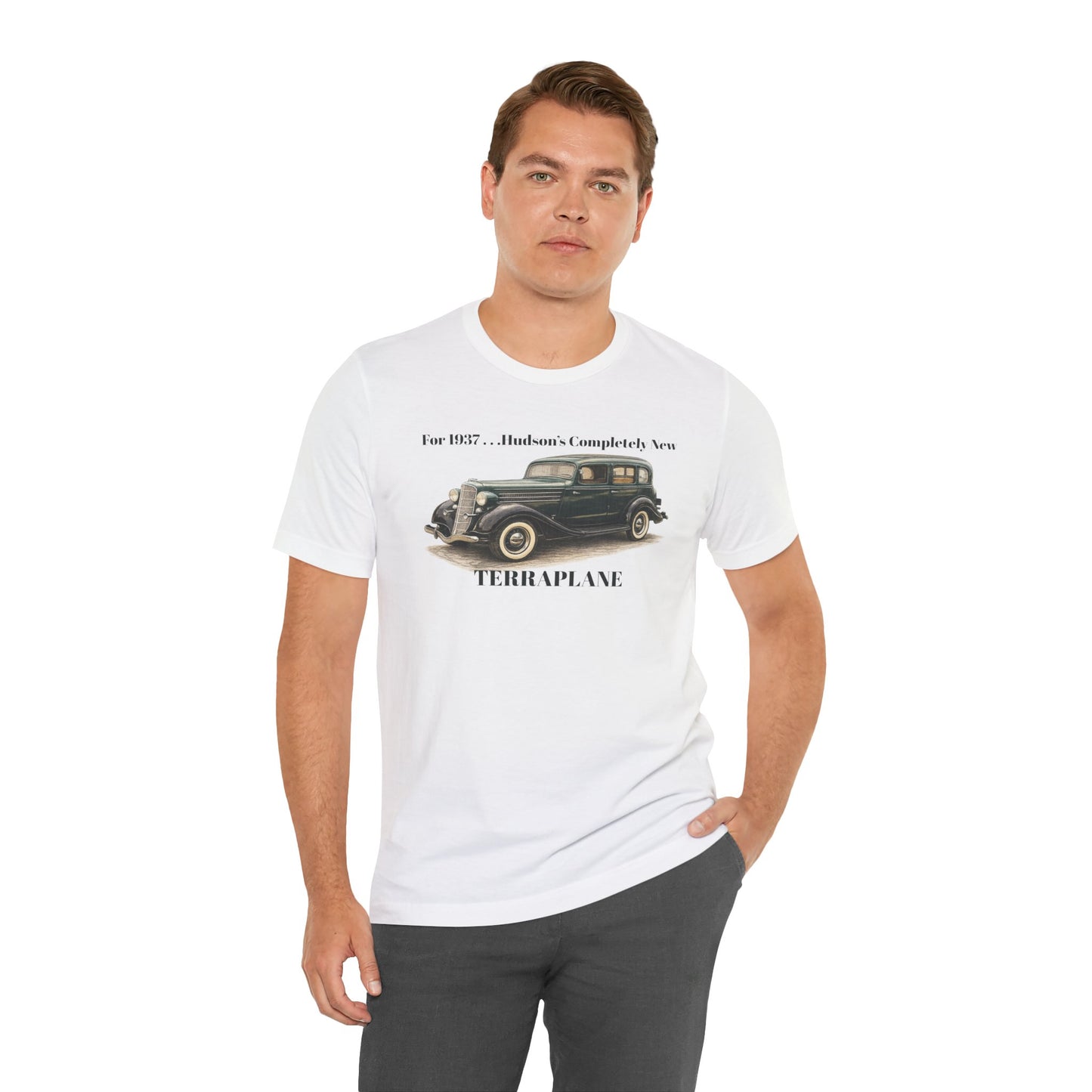 1937 Hudson Terraplane Classic Auto T‑Shirt - Unisex Jersey Short Sleeve Tee