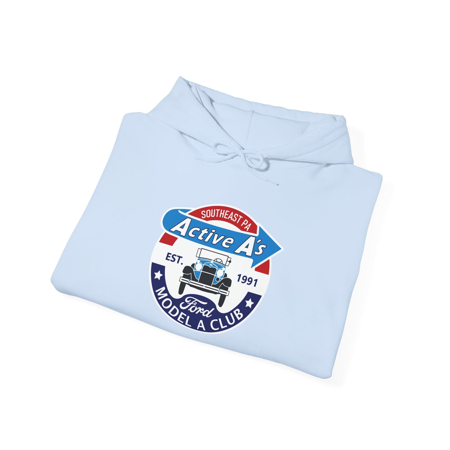 Active A's Model A Club Hoodie – Vintage Ford Model A Car Enthusiast Sweatshirt