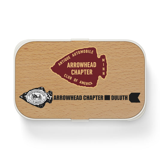 Arrowhead Chapter AACA Bento Lunch Box — Arrowhead Chapter Antique Automobile Club Design