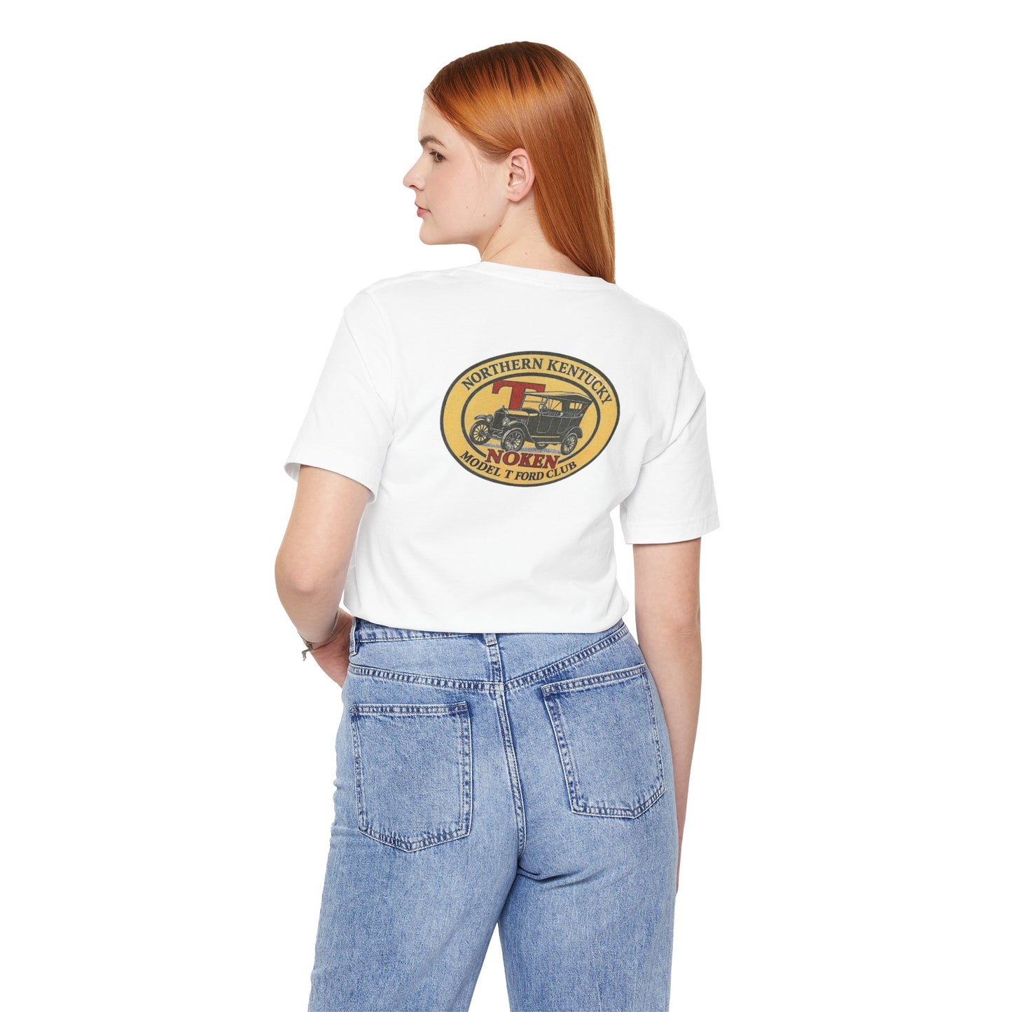 Northern Kentucky NOKEN Vintage Car T-Shirt — Front and Back Logos