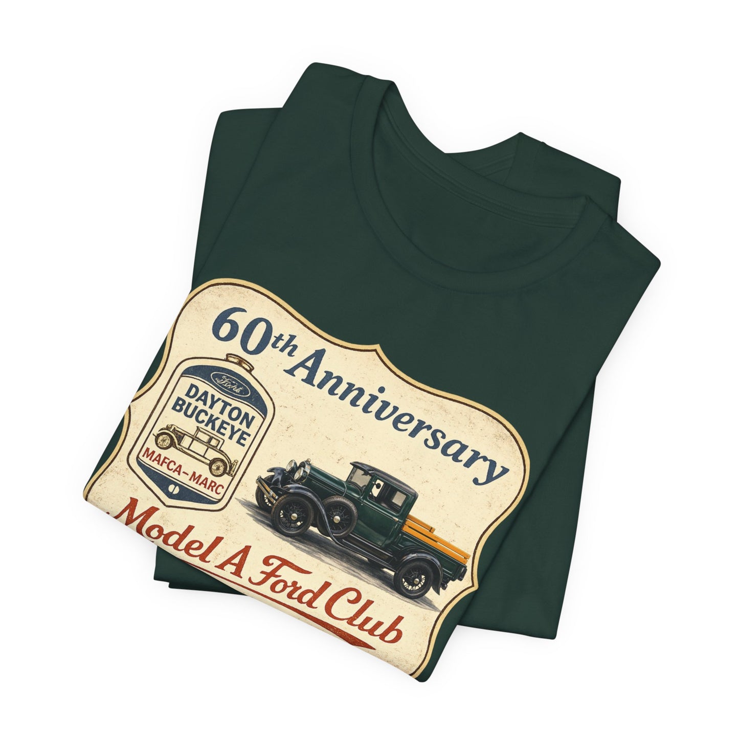 Dayton Buckeye Model A Ford Club 60th Anniversary Tee — Pickup (KS)