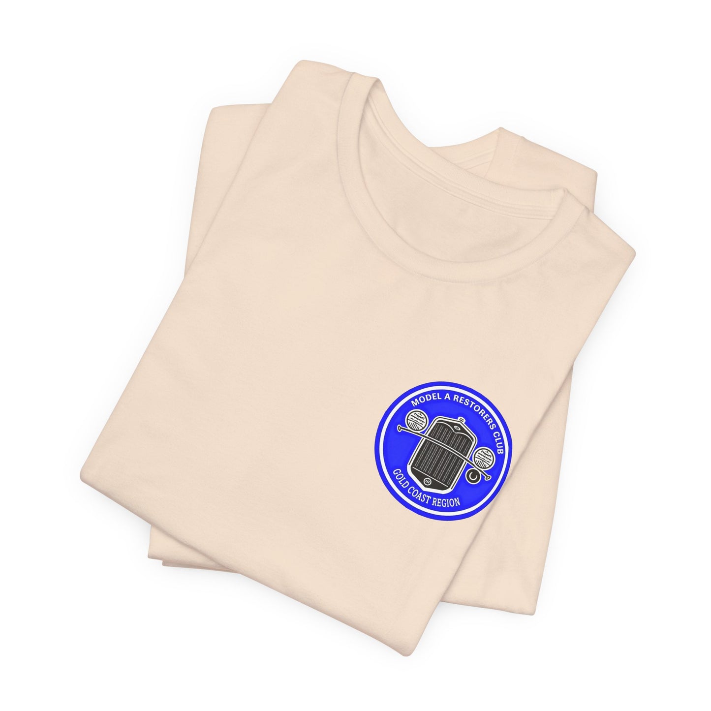 Gold Coast Region Model A Restorers Club T-Shirt (small logo)