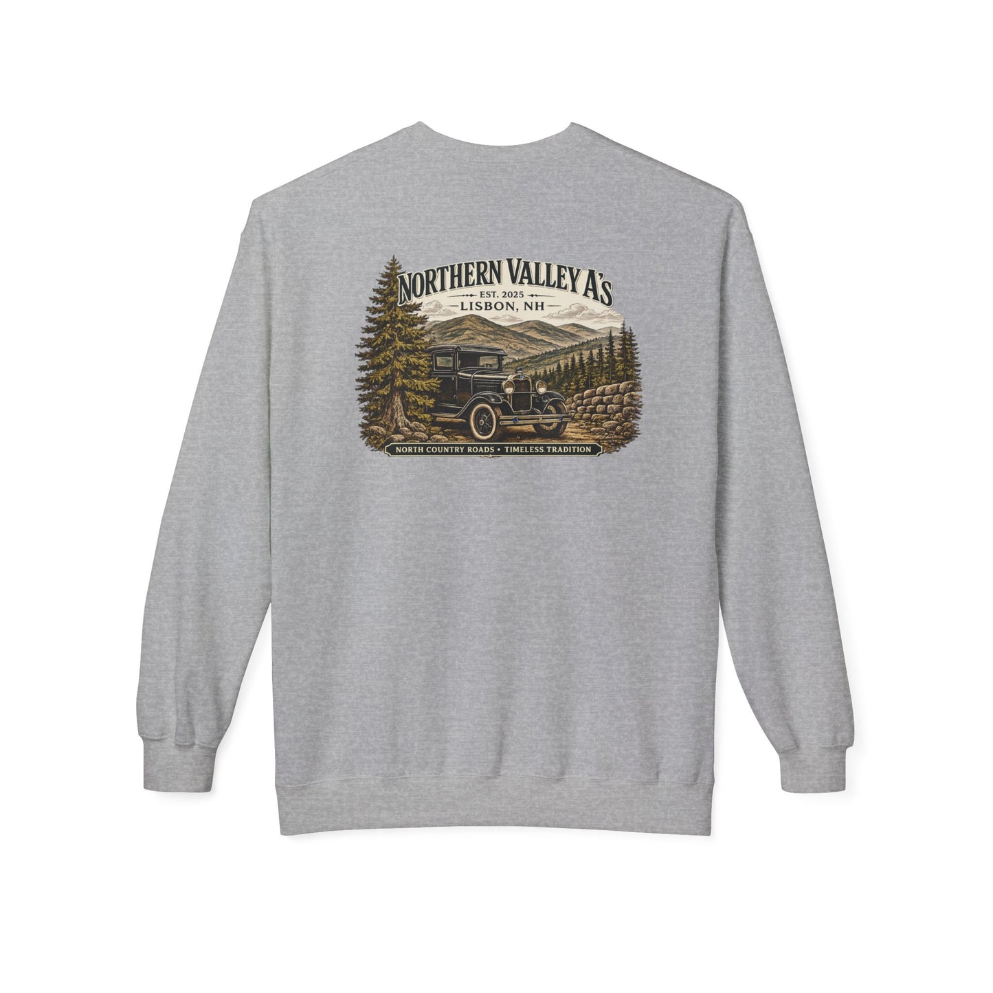 Northern Valley A's Vintage Crewneck Sweatshirt