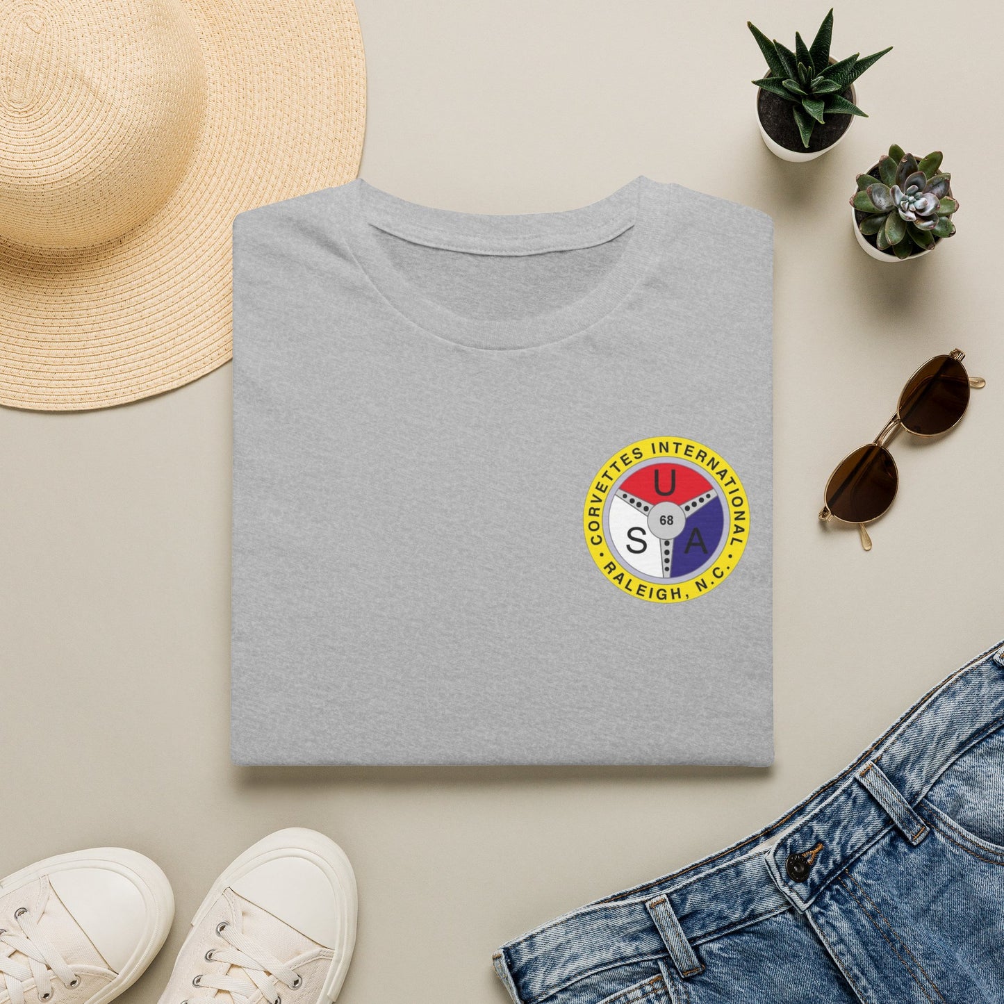 Corvettes International Front and Back Logos — Unisex Softstyle T-Shirt