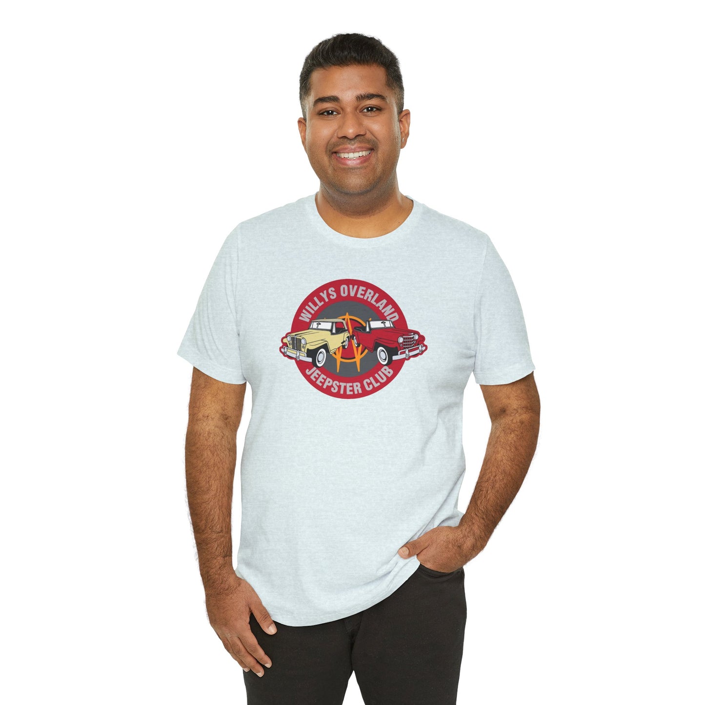 Willys Overland Jeepster Club T-Shirt - Unisex Jersey Short Sleeve Tee