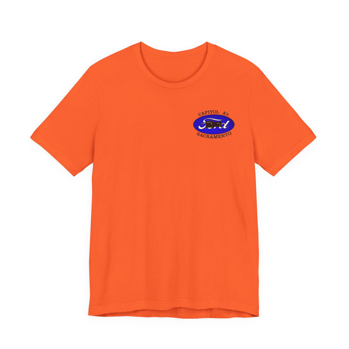 Capitol A's (single small logo) Unisex Soft Short Sleeve Tee
