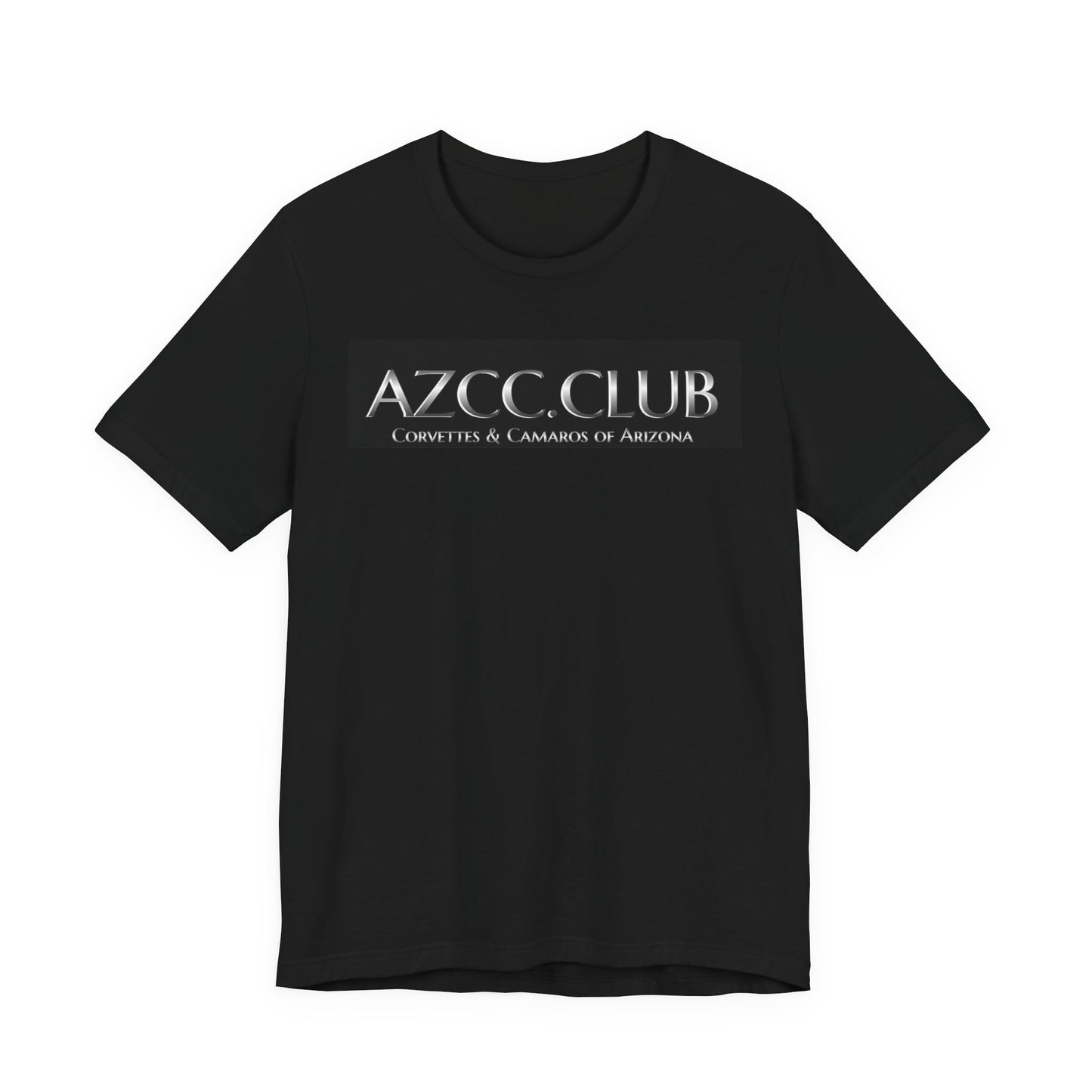 AZCC Club Logo T-Shirt — Classic Black Box Graphic Tee