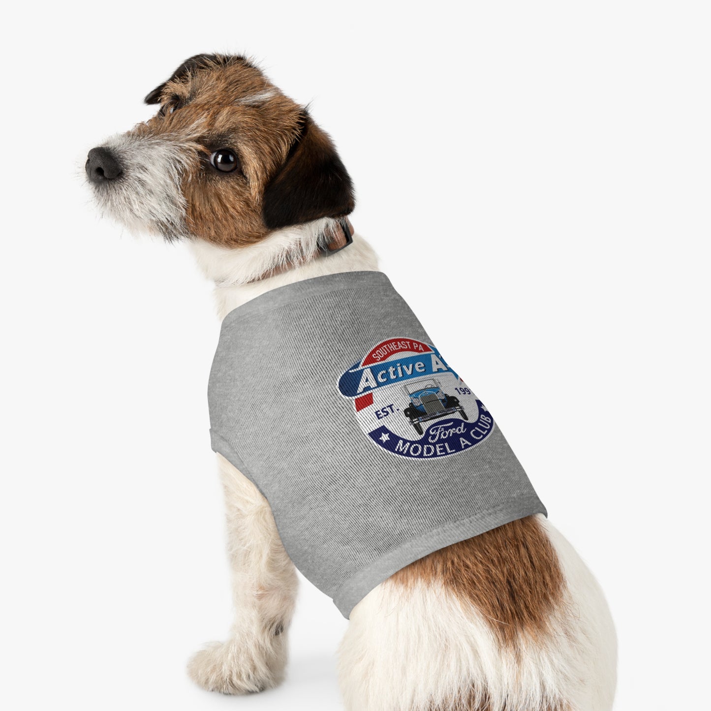 Active A's Ford Model A Club Logo Dog Shirt