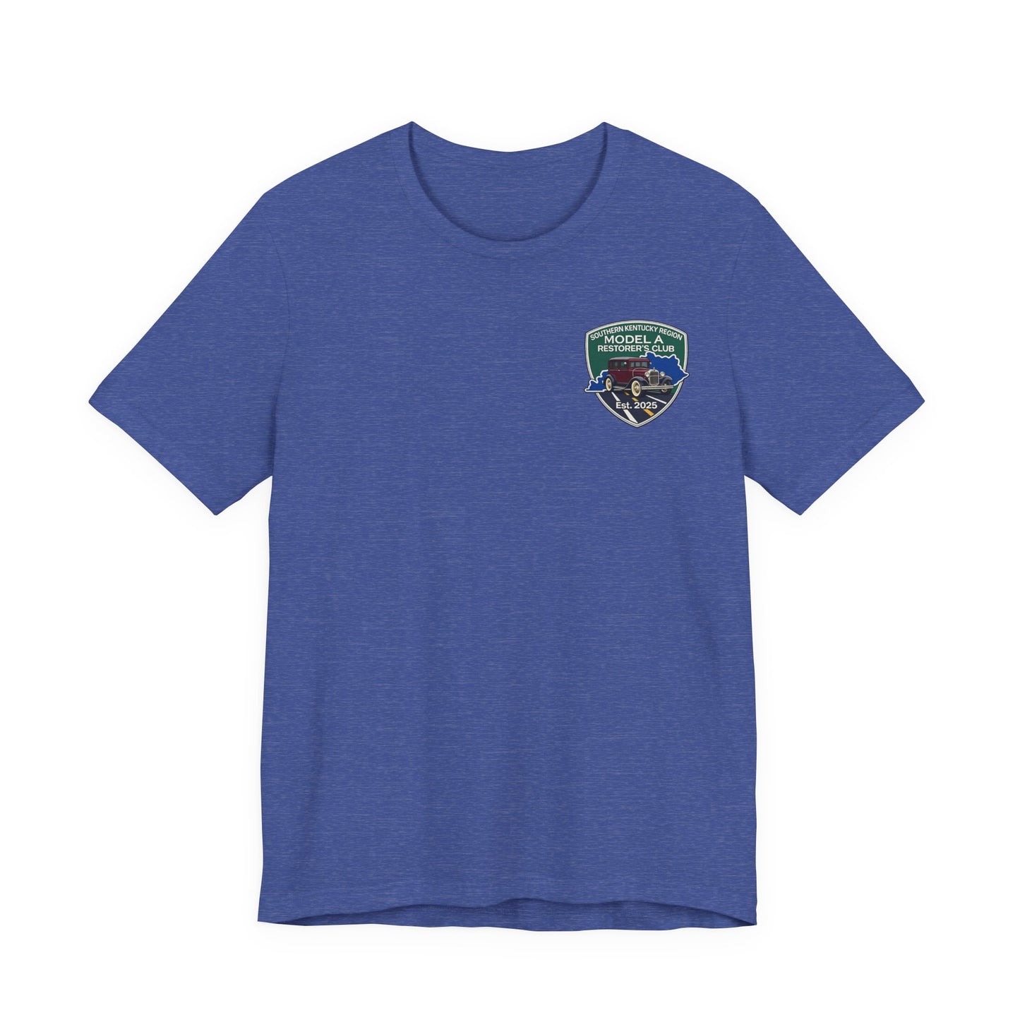 Southern Kentucky Region Model A Restorer's Club T‑Shirt — Front and Back Logos Unisex Jersey Short Sleeve Tee