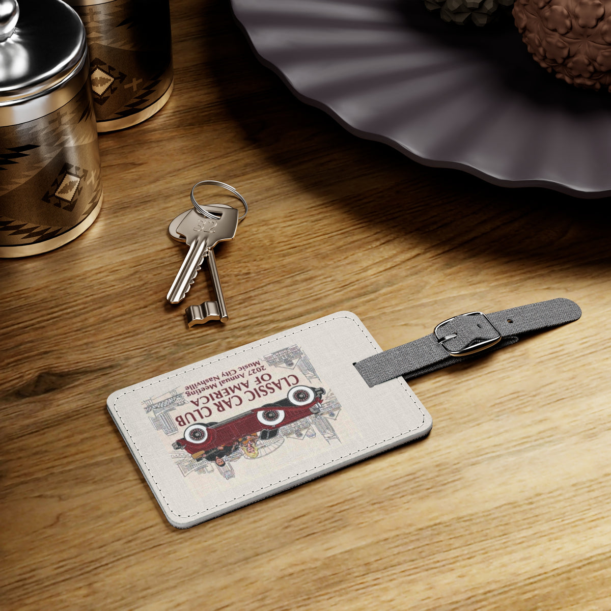 Classic Car Club of America Rectangle Luggage Tag