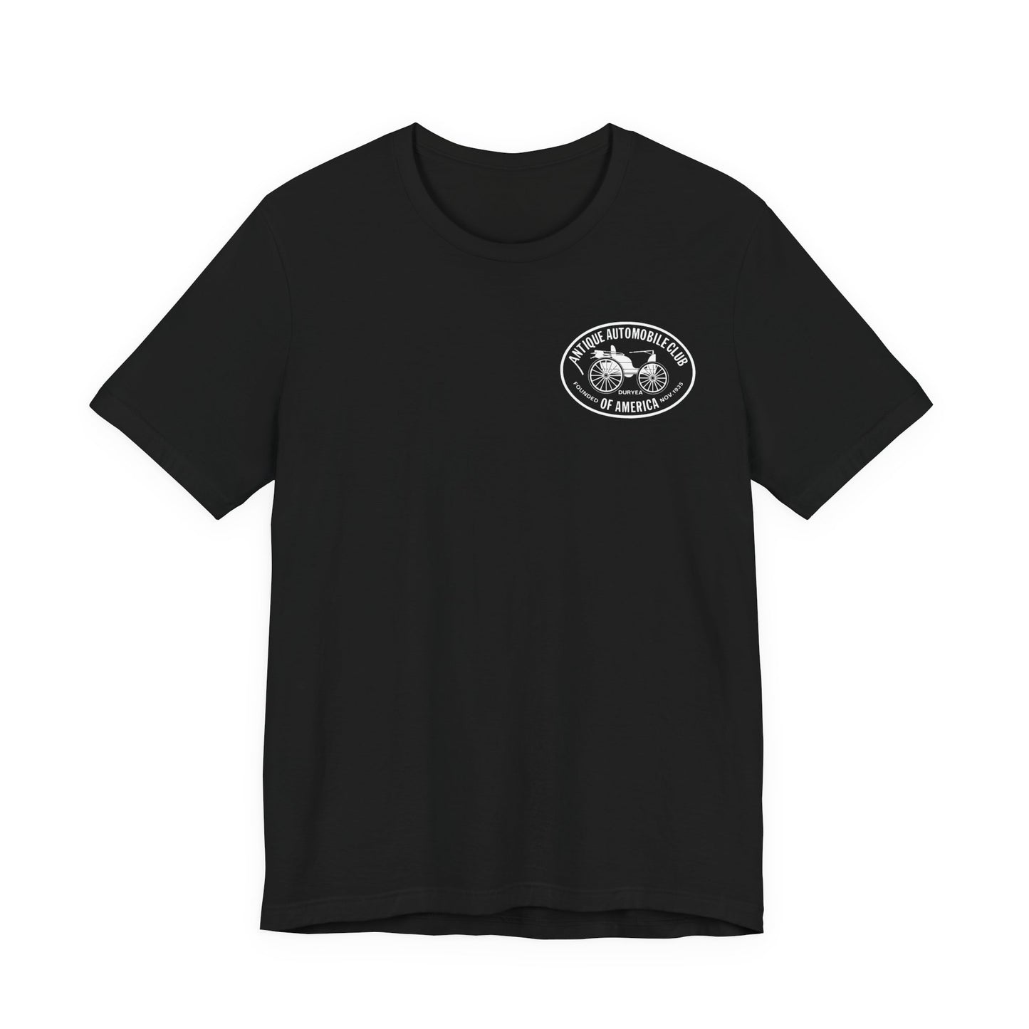 Shenandoah Region AACA Tee — Small AACA Front Logo and Large Shenandoah Region AACA Back Logo