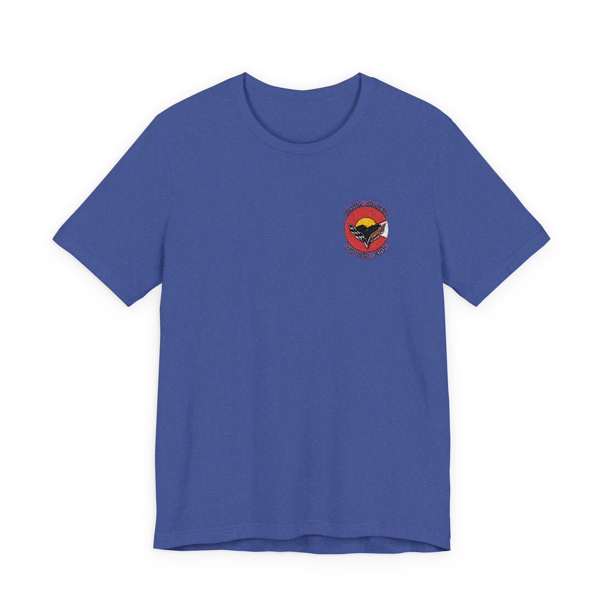 Central Colorado Corvette Club - Embroidered Unisex Soft Style Tee