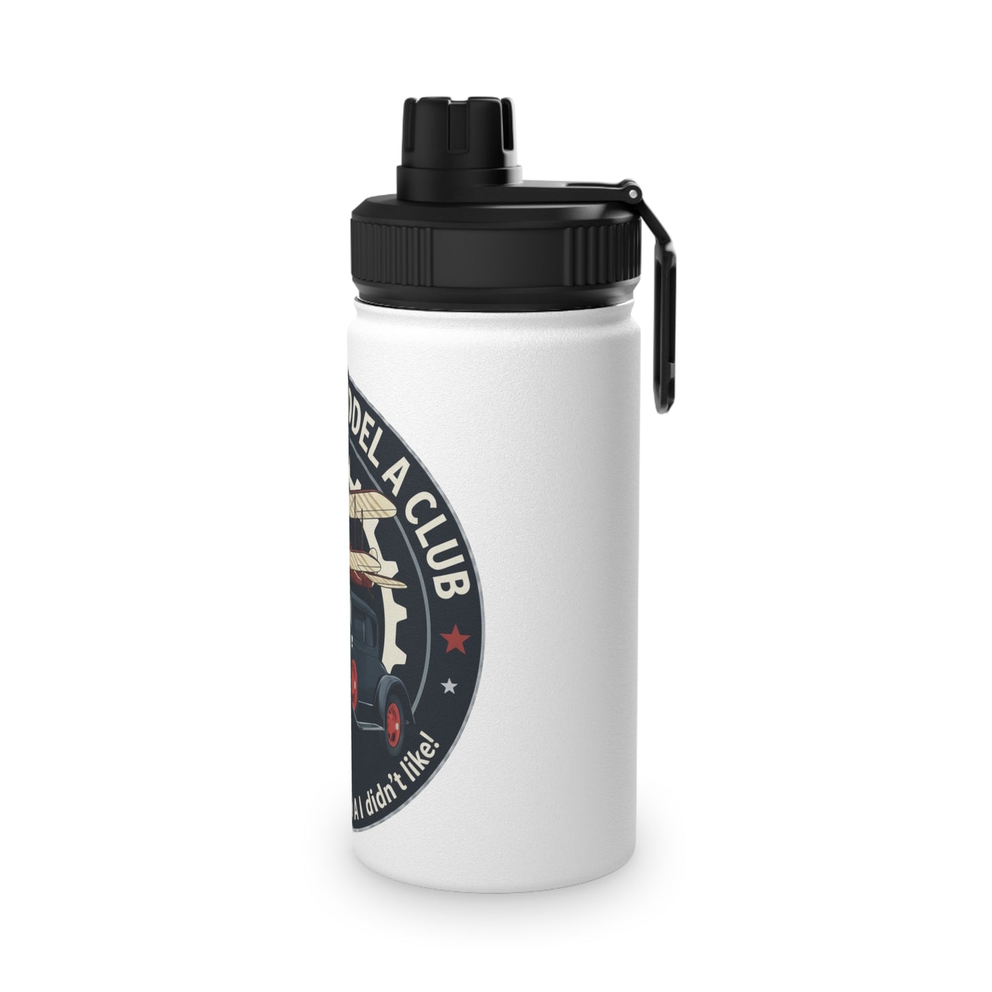 Will Rogers Model A Club Water Bottle — Three sizes