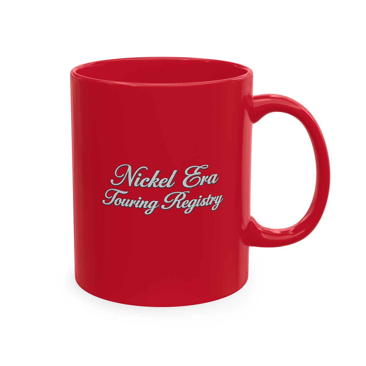 Nickel Era Touring Registry - Vintage Script Coffee Cup