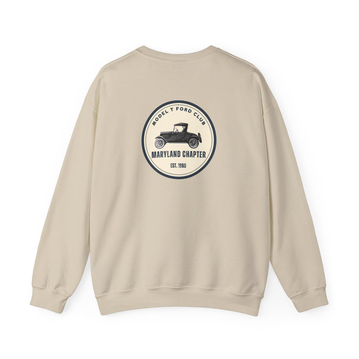 Maryland Chapter Model T Ford Club (Back logo only) Unisex Heavy Blend™ Crewneck Sweatshirt