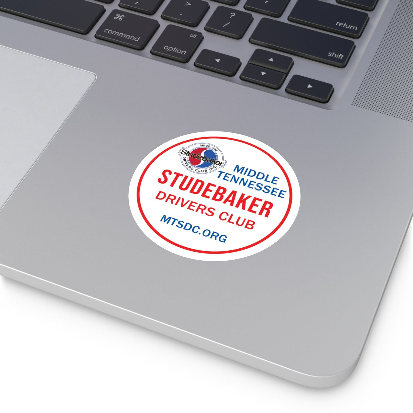 Middle Tennessee Studebaker Drivers Club Chapter Vinyl Sticker — Great for Windshields!