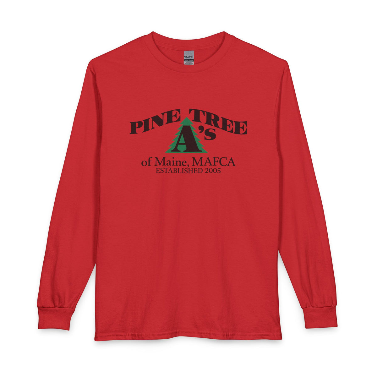 Pine Tree A's of Maine, MAFCA - Unisex Long Sleeve T-Shirt