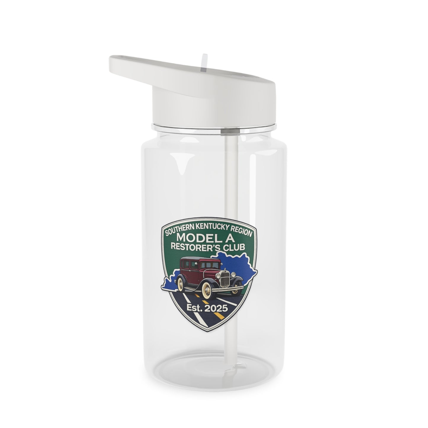 Southern Kentucky Region Model A Restorer's Club Tritan Water Bottle — Est. 2025 Vintage Car Logo