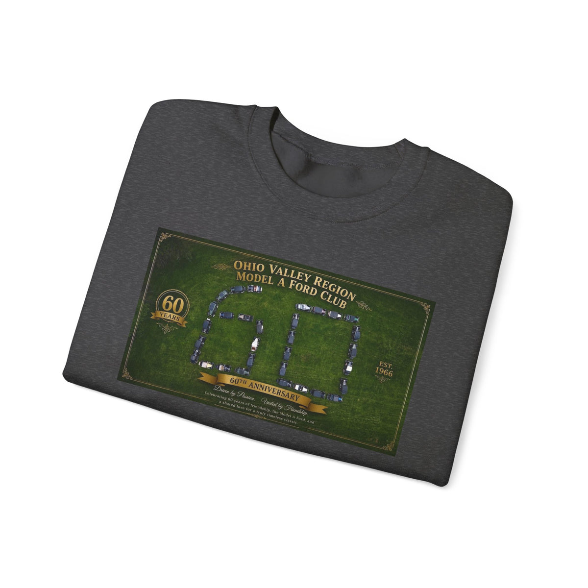 Ohio Valley Model A Club 60th Anniversary Arial Design