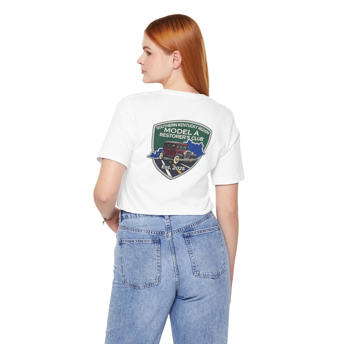 Southern Kentucky Region Model A Restorer's Club T‑Shirt — Front and Back Logos Unisex Jersey Short Sleeve Tee