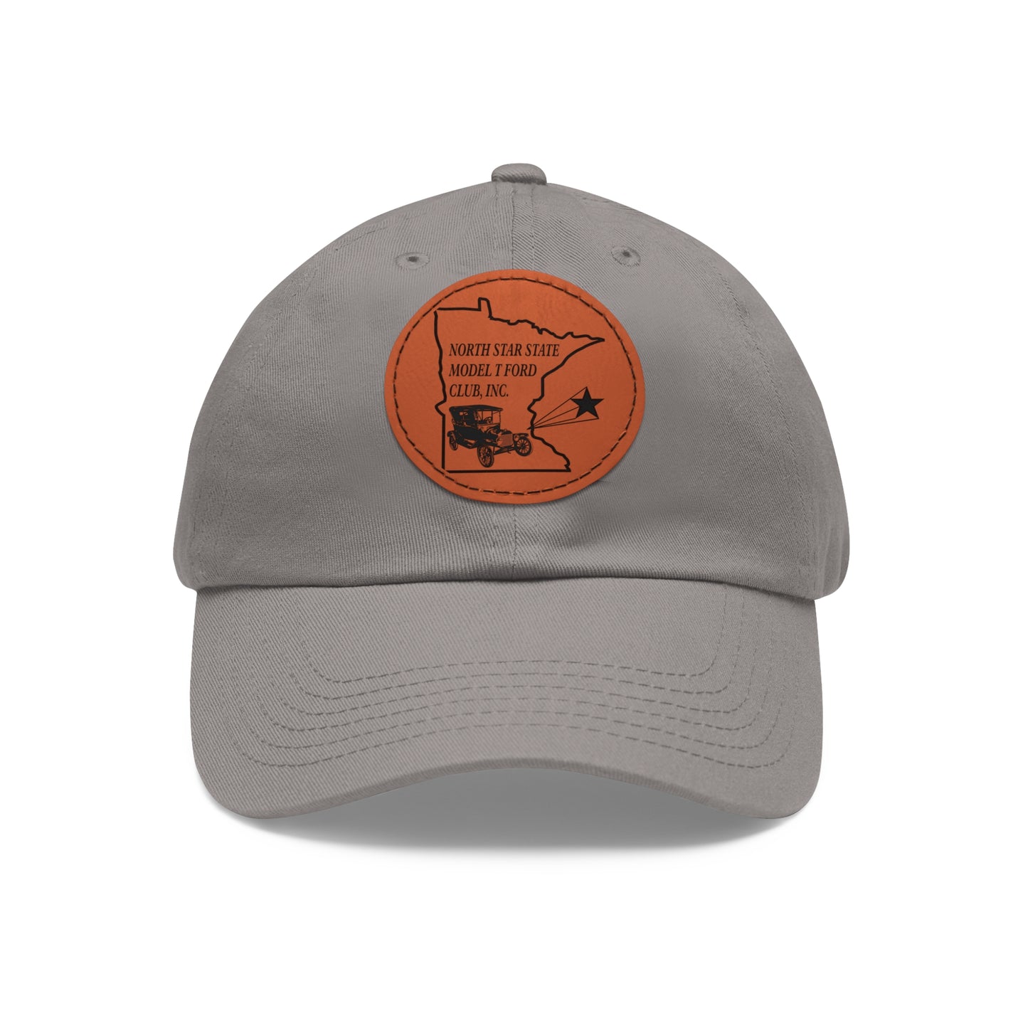 North Star State Model T Ford Club, Inc. Dad Hat with Leather Patch (Round)