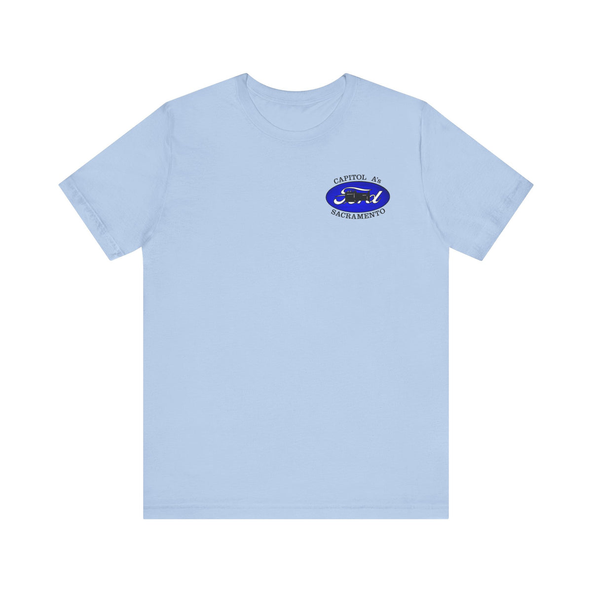 Capitol A's (single small logo) Unisex Soft Short Sleeve Tee