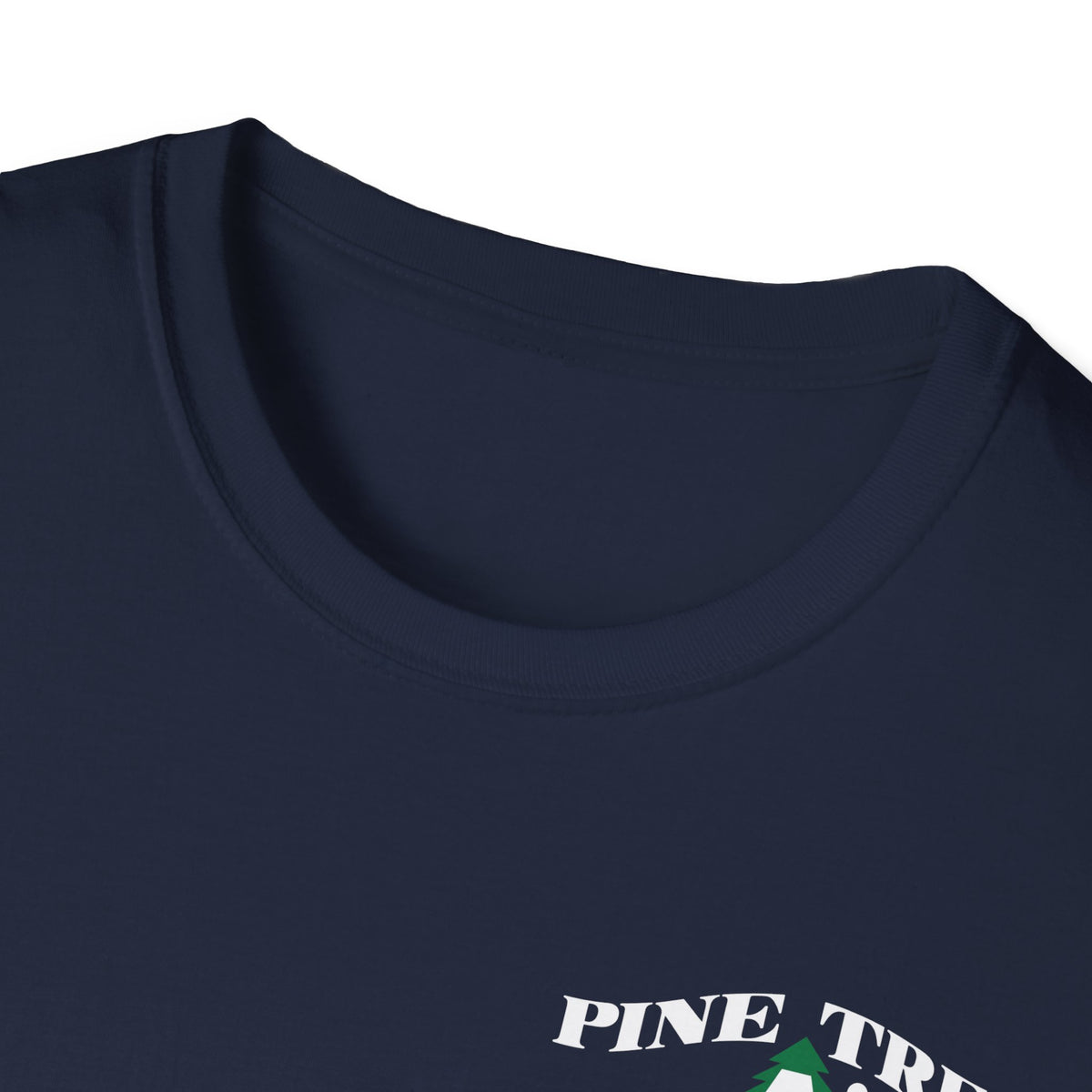 Pine Tree A's of Maine, MAFCA T‑Shirt with Front and Back Logos — Unisex Softstyle T-Shirt
