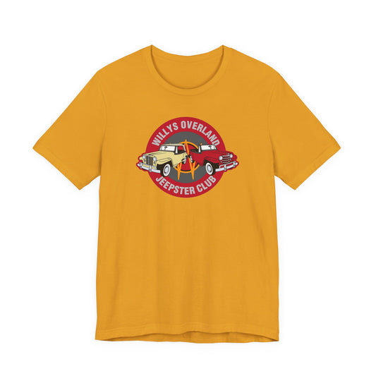 Willys Overland Jeepster Club T-Shirt - Unisex Jersey Short Sleeve Tee