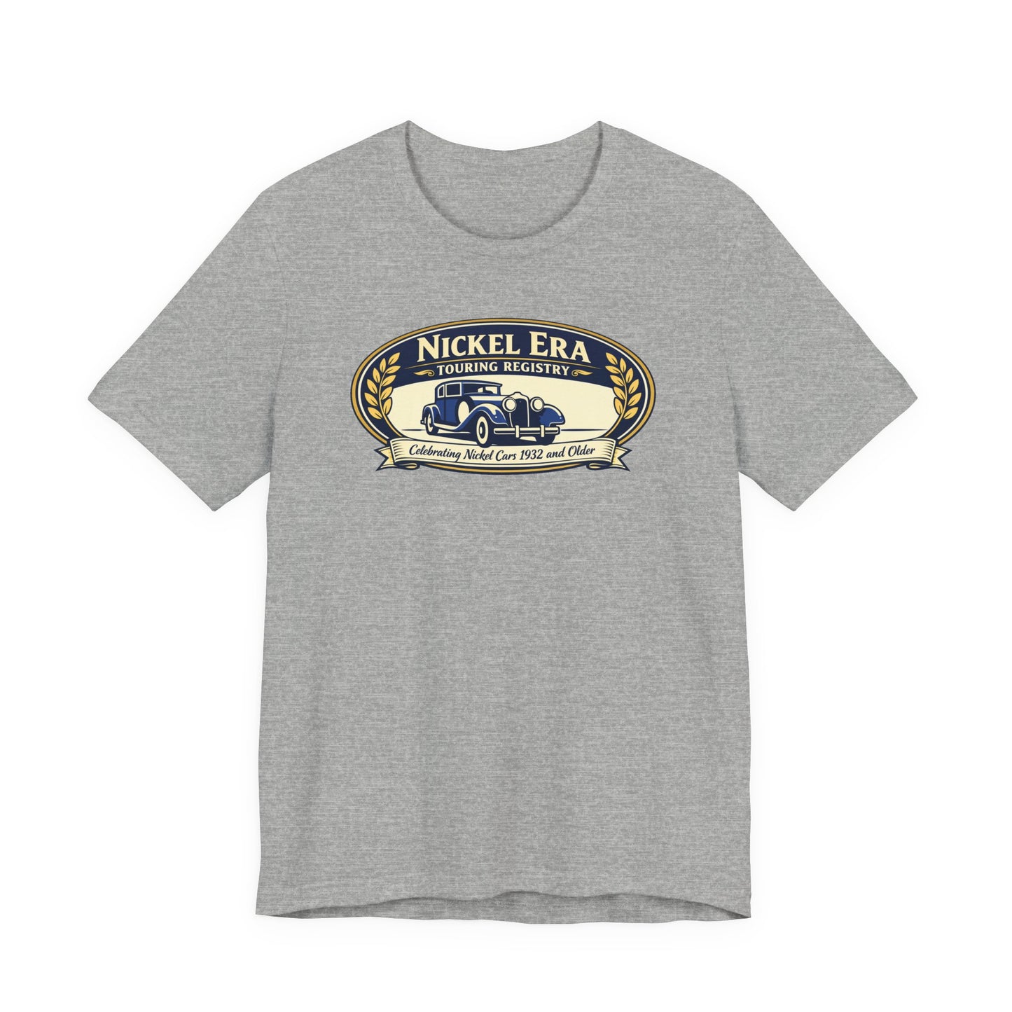 Nickel Era Touring Registry Tee — Vintage Classic Car T‑Shirt