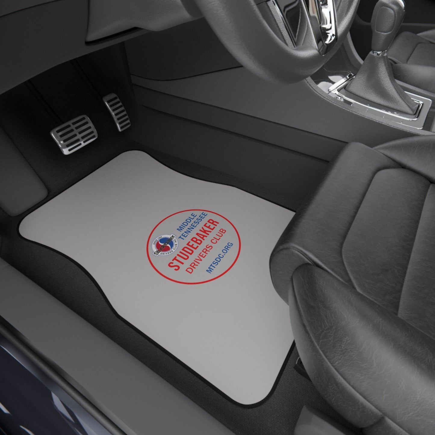 Middle Tennessee Studebaker Drivers Club Chapter Front Car Mats — Middle Tennessee Logo (Set of 2)