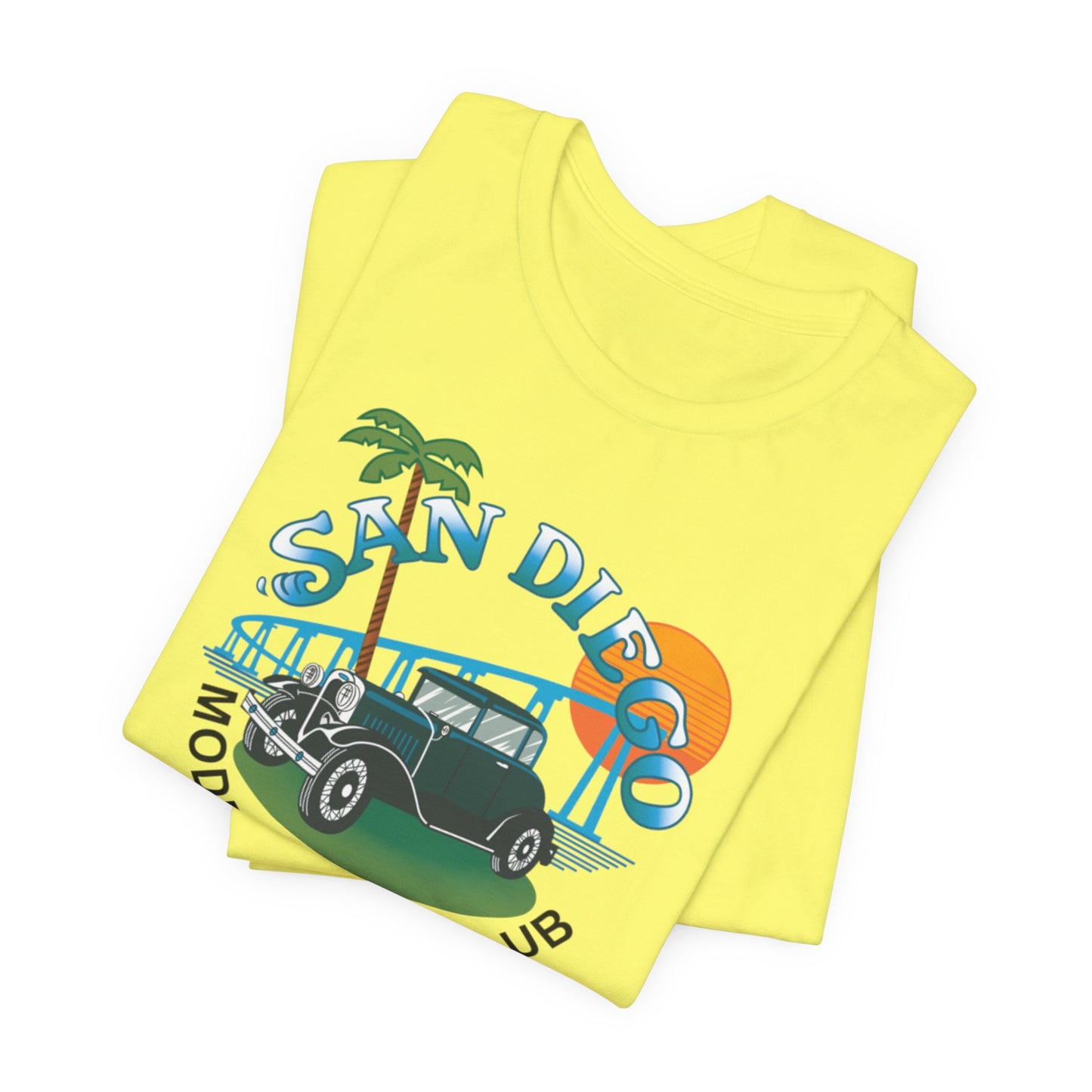 San Diego Model A Ford Club Tee — Large Front Logo
