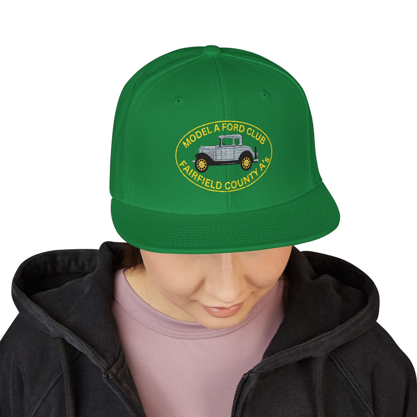 Fairfield County A's — Embroidered Vintage Car Club Patch