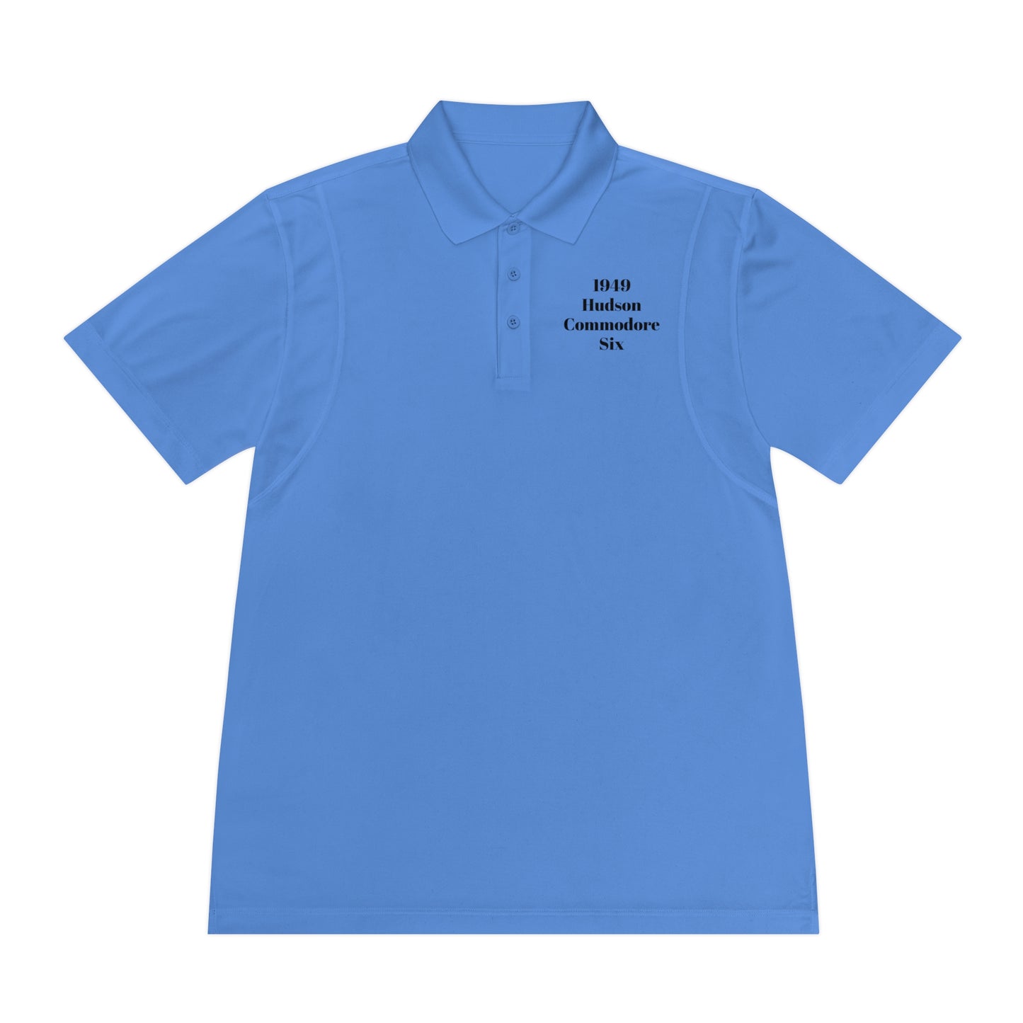 1949 Hudson Commodore Six Polo — Vintage Classic Car Golf Shirt (Rick C)