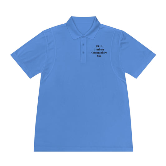 1949 Hudson Commodore Six Polo — Vintage Classic Car Golf Shirt (Rick C)