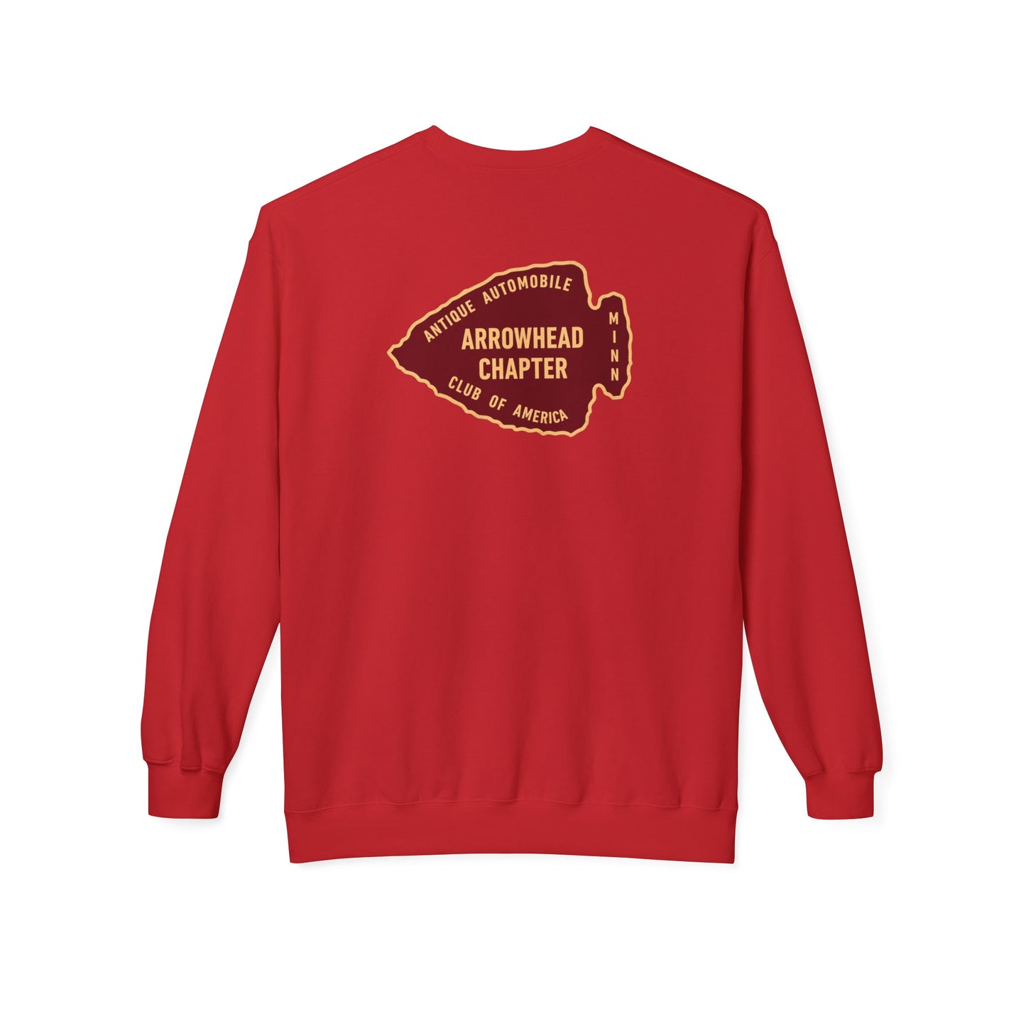 Arrowhead Chapter Club Crewneck Sweatshirt — Vintage Automobile Motor Club Design