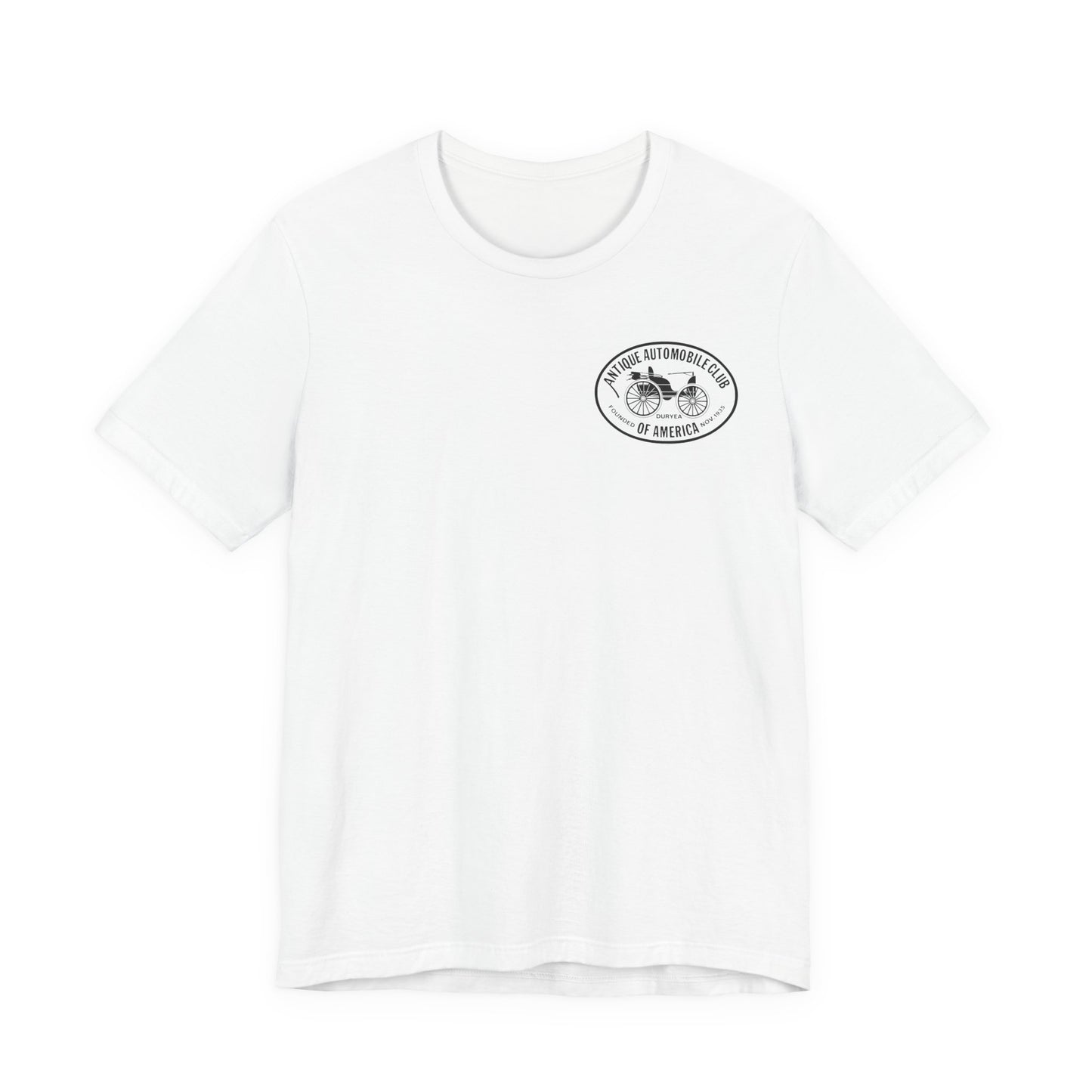 Shenandoah Region AACA Winchester VA Tee - Small AACA Logo Front and Large Shenandoah Region AACA Logo on Back