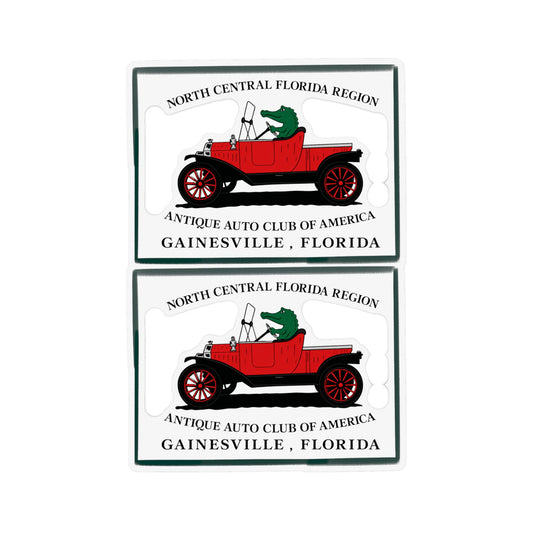 North Central Florida Region AACA Magnets - Two Large Car or Trailer Magnets approximately 12" x 22"