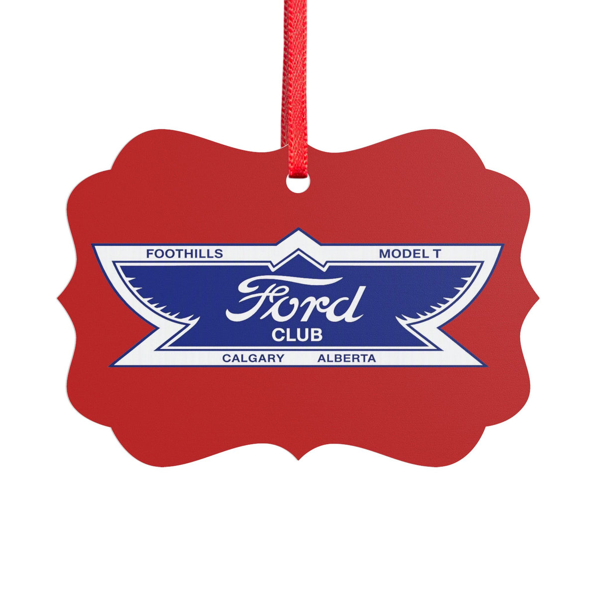 Foothills Model T Club Aluminum Ornament