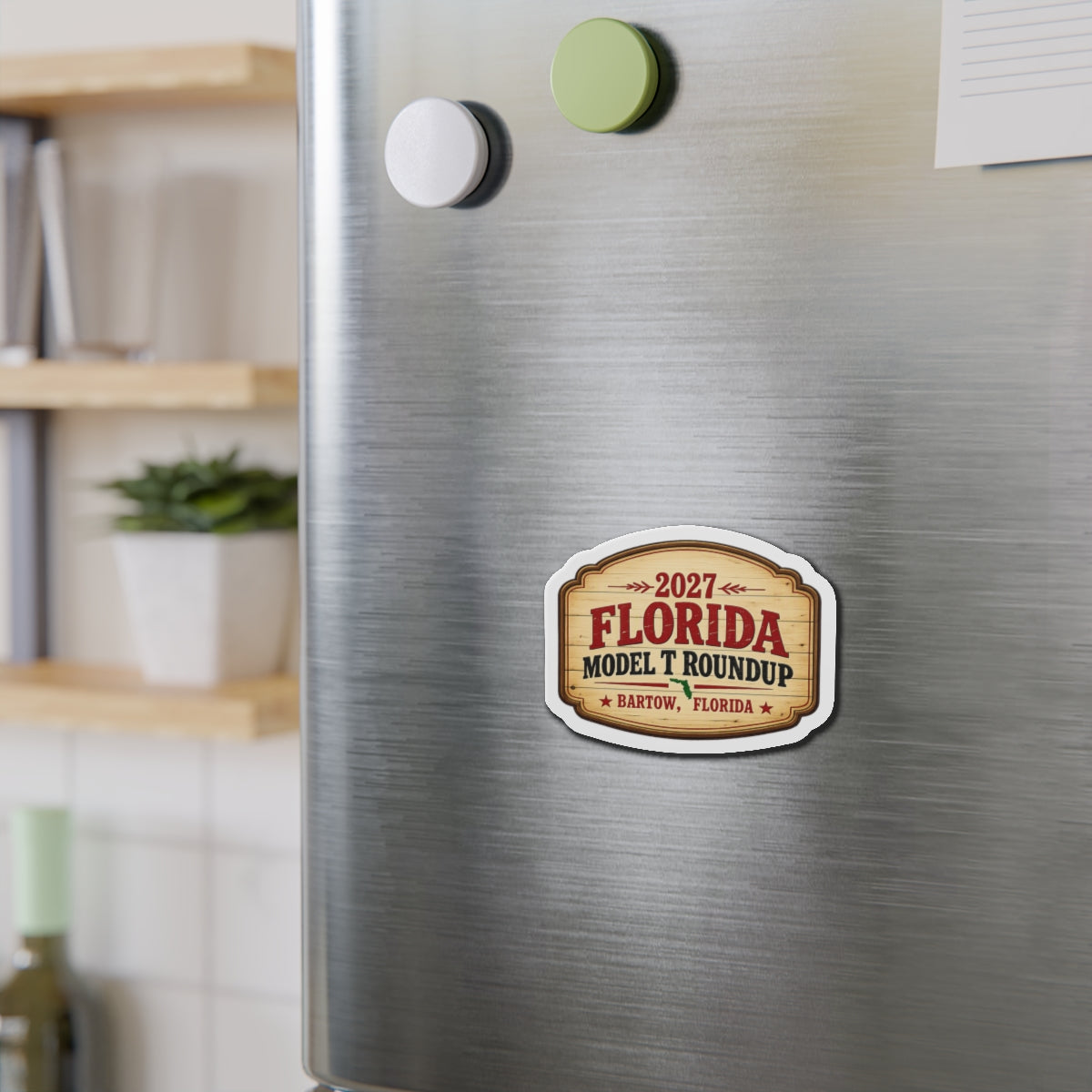 2027 Florida Model T Roundup Die-Cut Magnet
