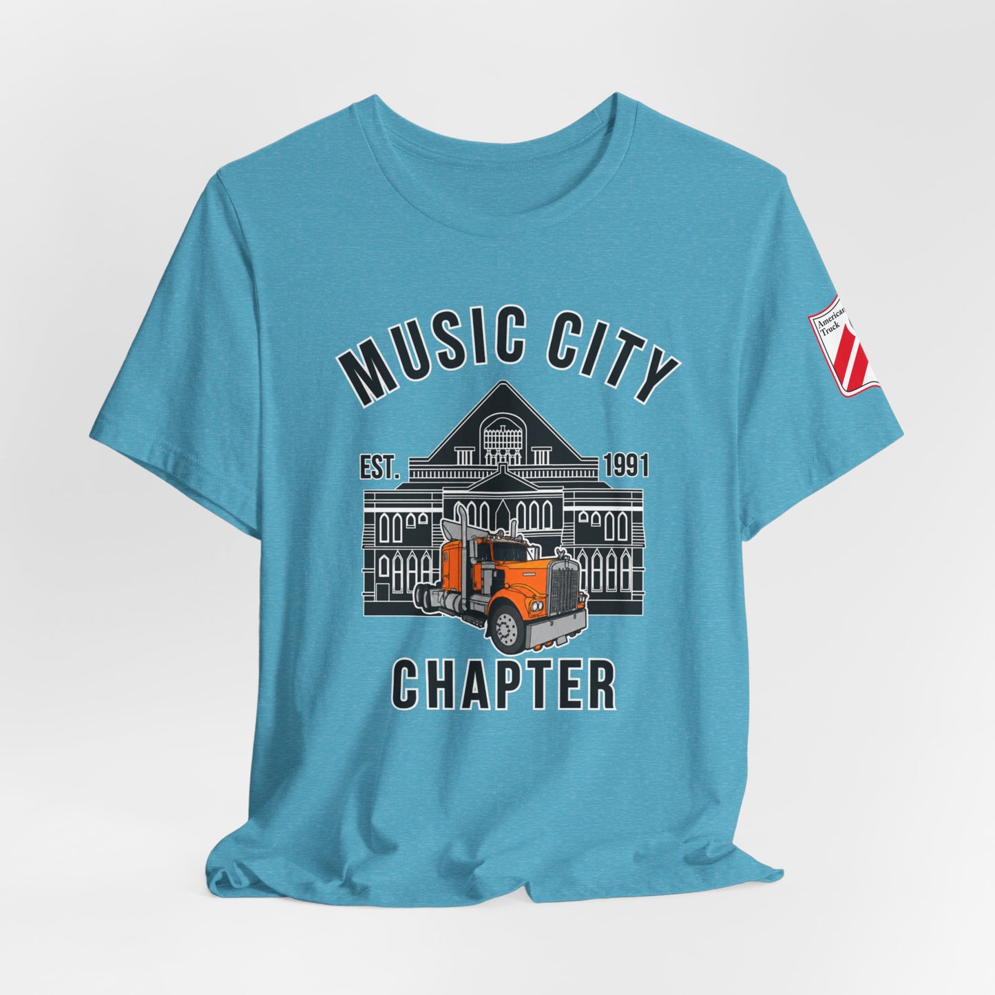 Music City Chapter ATHS Tee — Front Logo and Left Sleeve Logo