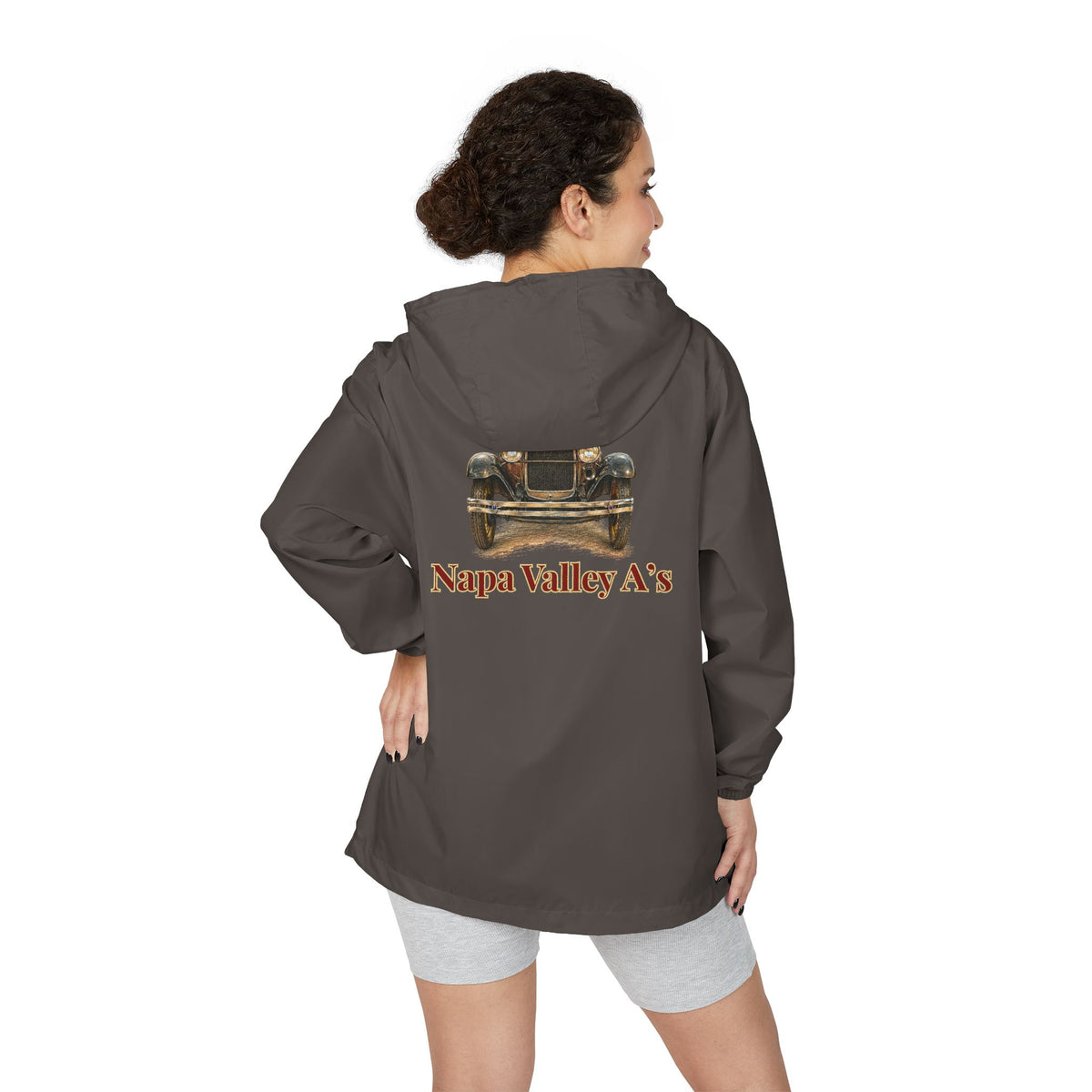 Napa Valley A's Windbreaker Jacket - Front and Back Logos