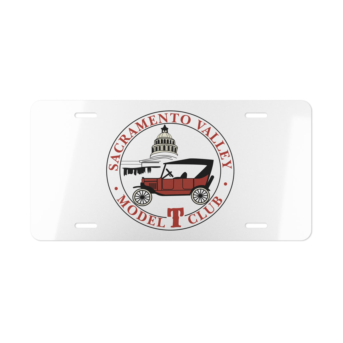 Sacramento Valley Model T Club Vanity Plate