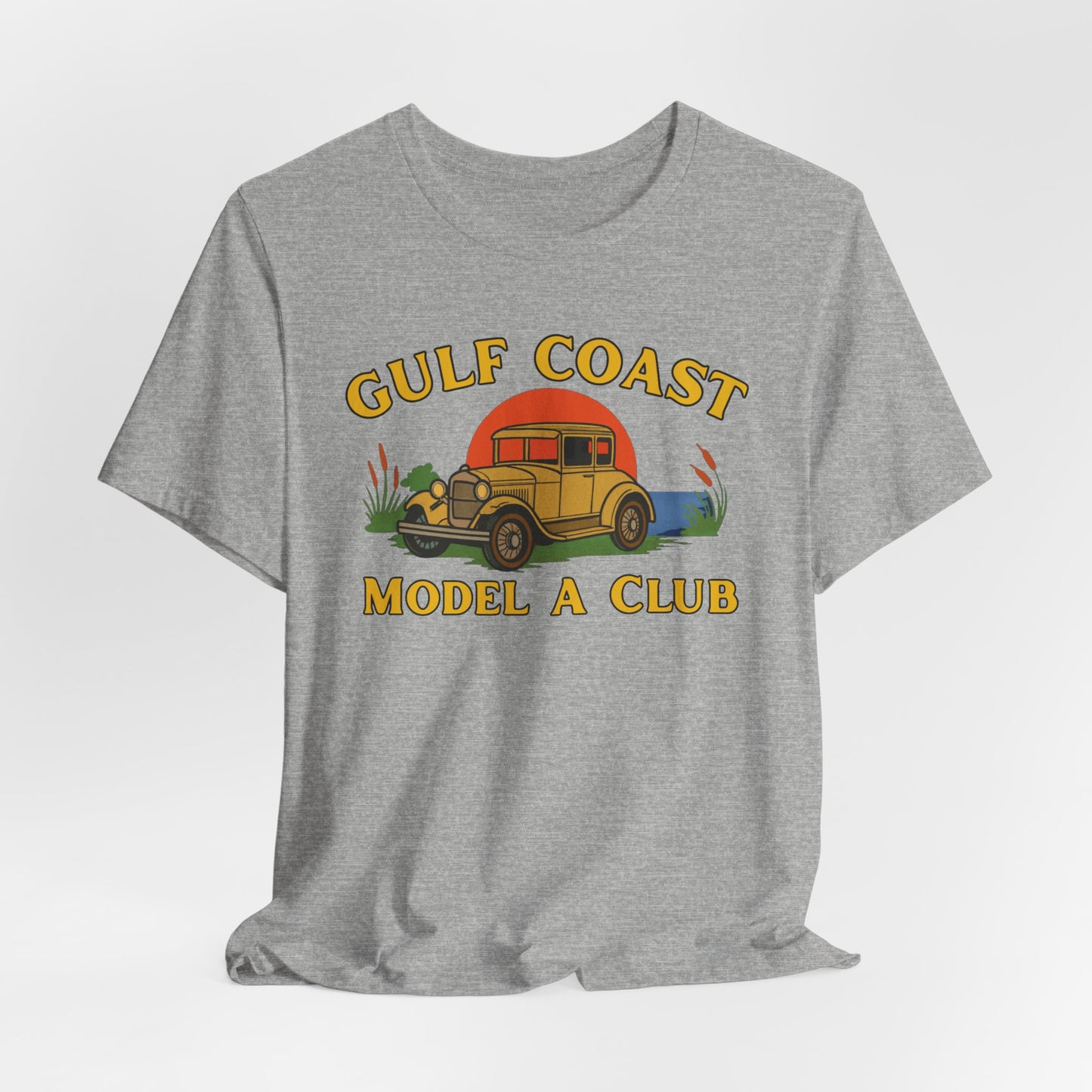 Gulf Coast Model A Club Tee — Vintage Car Graphic T-Shirt