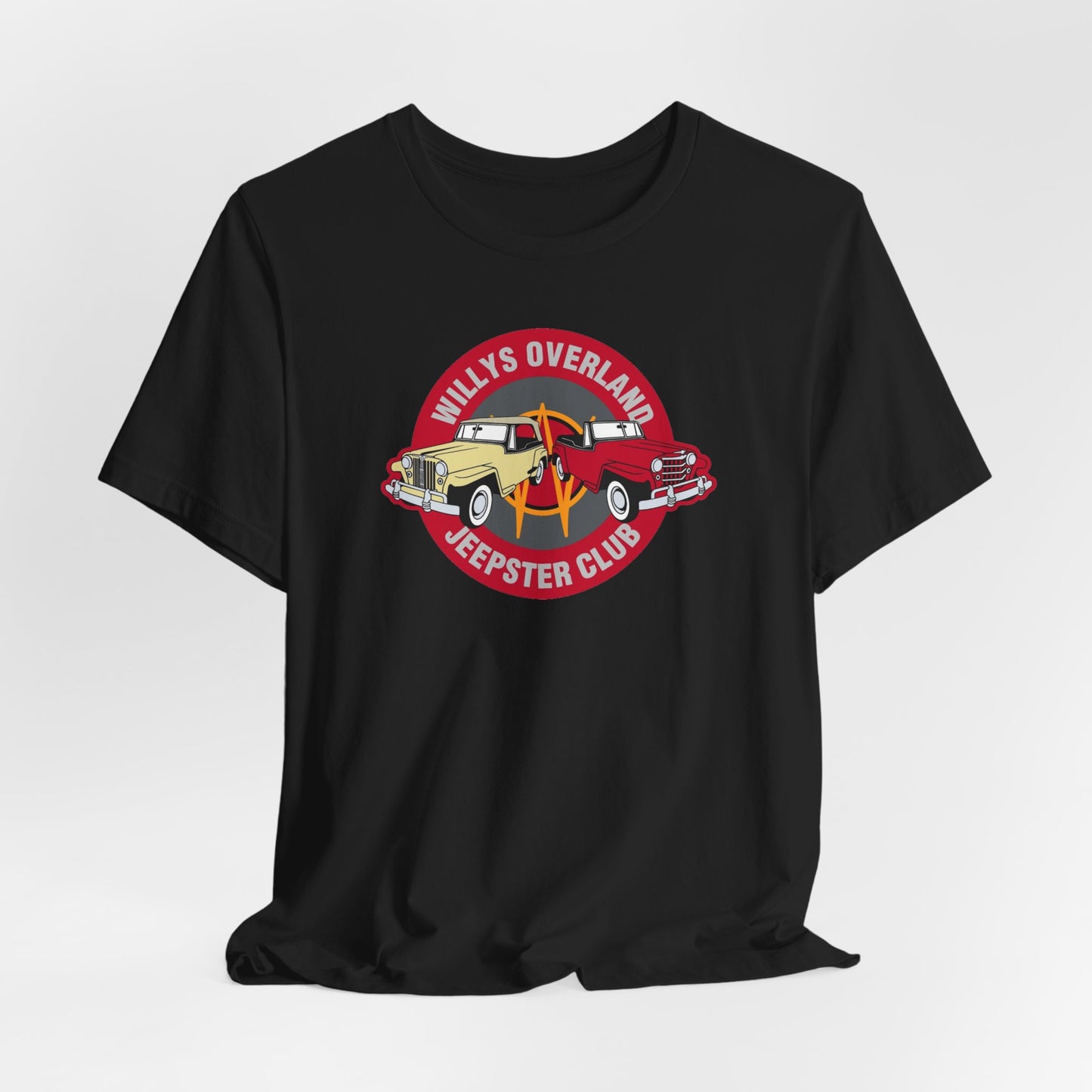 Willys Overland Jeepster Club T-Shirt - Unisex Jersey Short Sleeve Tee